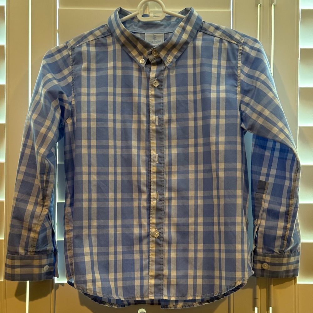 Boy’s Button Down Shirt - Millbrook Plaid 
Little English